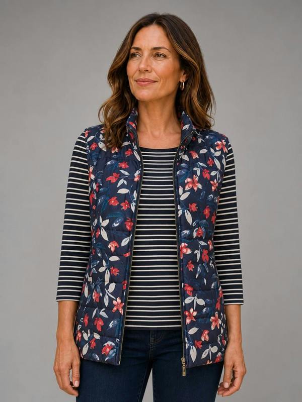TIGI Floral Print Gilet