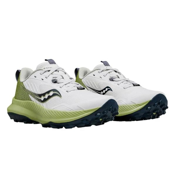 Saucony Mens Blaze Trail Trainers - White/Green - 
