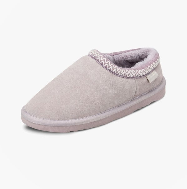 Totes Toasties ICONS SUEDE Shoot Slippers Womens Lilac