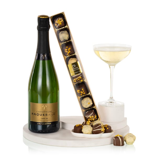 Virginia Hayward Champagne & Chocolates Gift Set
