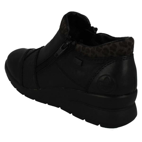 Rieker Ladies Rieker Dual Zip Fastening Ankle Boots L4881