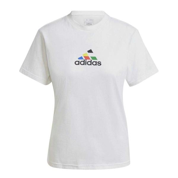 Adidas Womens/Ladies Tiro Country Regular T-Shirt - White - 