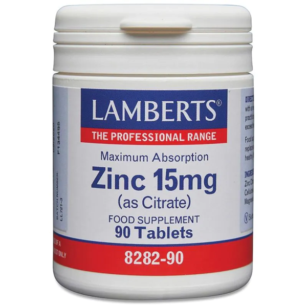 Lamberts Zinc 15mg (as Citrate) 90 tablet
