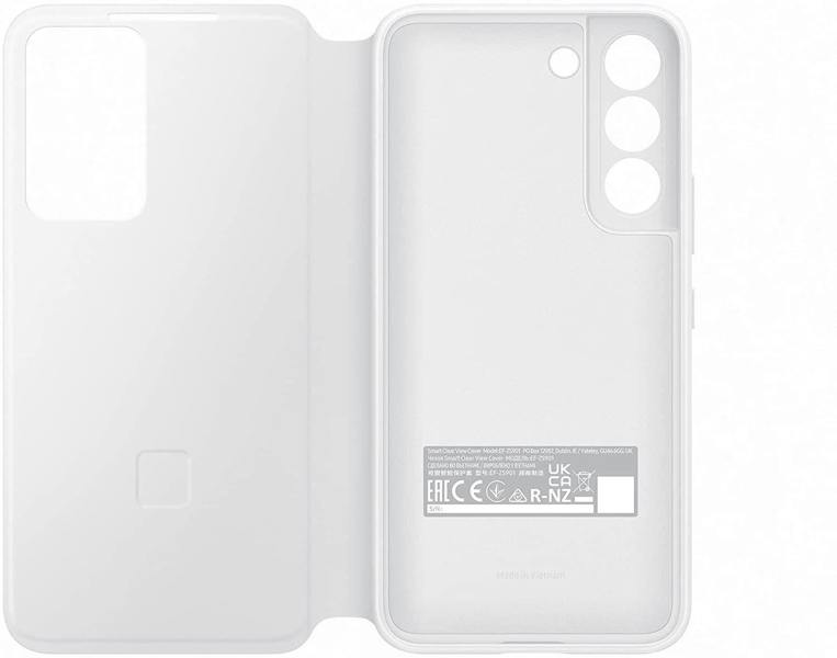 Samsung Galaxy S22 Plus Clear View Cover White - EF-ZS906CWEGEW