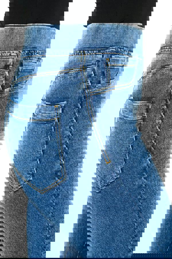 Smart Living Women's Stylish Skinny Fit Denim Jeggings with Pockets - Trendy & Comfy - Acid Blue