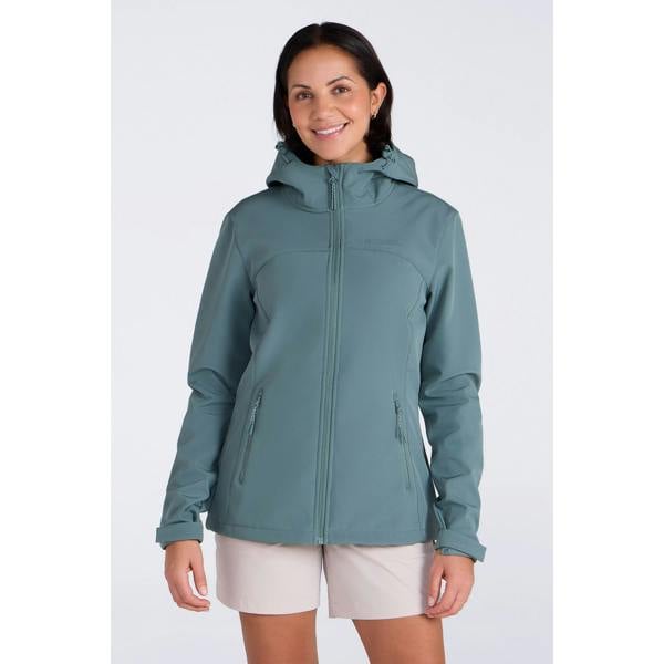 Mountain Warehouse Womens/Ladies Exodus Water Resistant Soft Shell Jacket - Teal - 