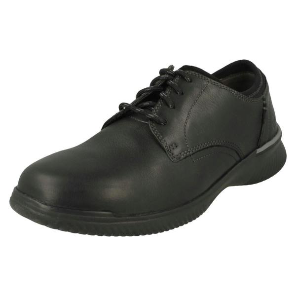 Clarks Mens Clarks Contoured Comfort Lace Up Shoes Donaway Plain