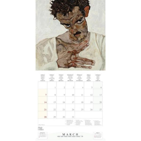 Egon Schiele Calendar 2027, Wall Calendars, Month To View, Art, Gift