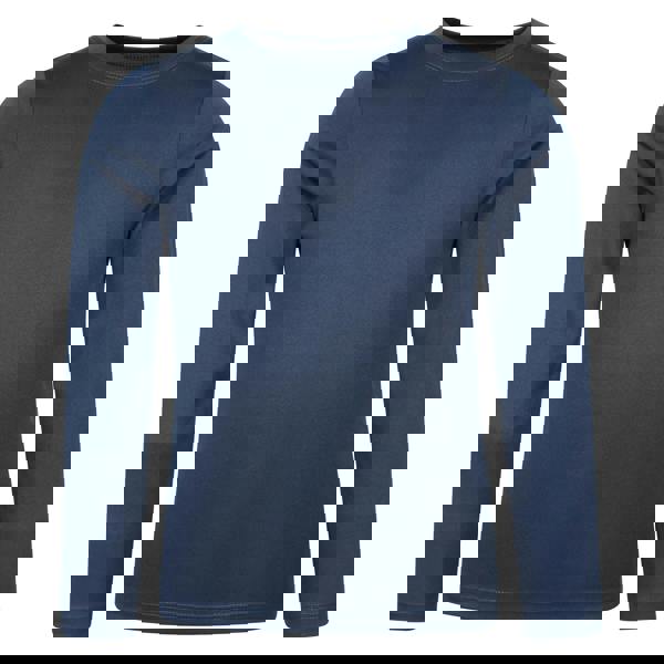 Mountain Warehouse Childrens/Kids Aqua Long-Sleeved Swimming T-Shirt - Navy - 