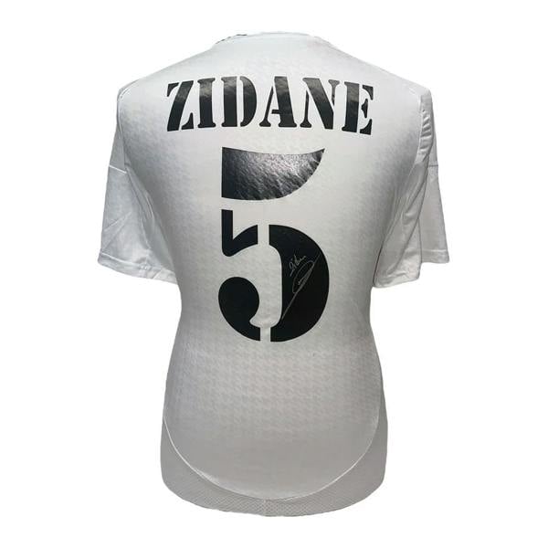 Unbranded Zinedine Zidane signed Real Madrid shirt — Framed