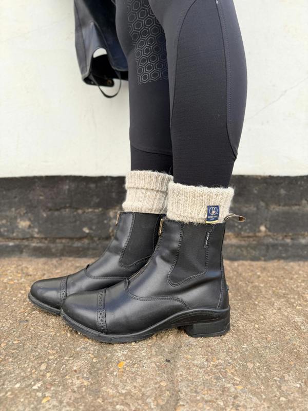 Jemsox British Wool Boot Socks – Smoke | 100% British Wool Luxury Boot Socks