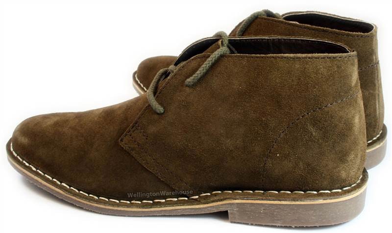 Thomas Crick Red Tape Crick Gobi Suede Leather Mens Desert Lace Up Chukka Boots