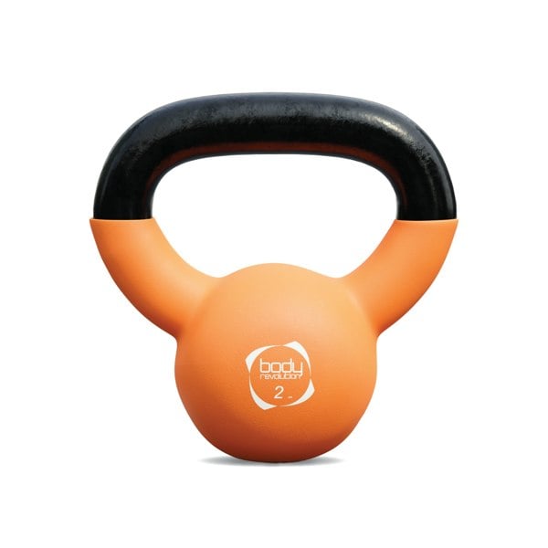 Body Revolution 2kg Neoprene Kettlebells