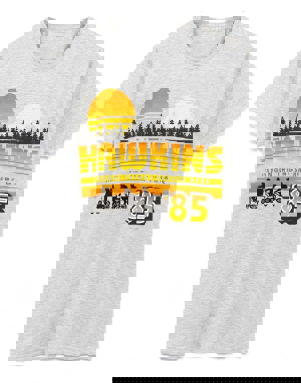 Stranger Things Mens Grey Short Sleeved T-Shirt