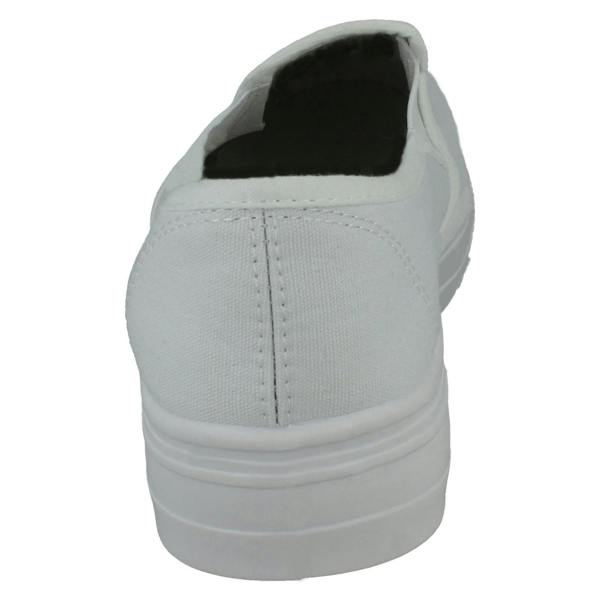 Spot On Ladies Spot On Chunky Sole Slip On Pumps F80556
