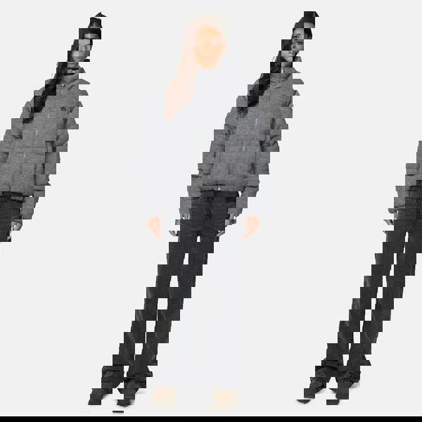 Good For Nothing Grey Knitted Padded Jacket - Grey Image 4