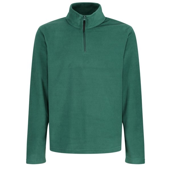 Regatta Mens Micro Zip Neck Fleece Top - Bottle Green