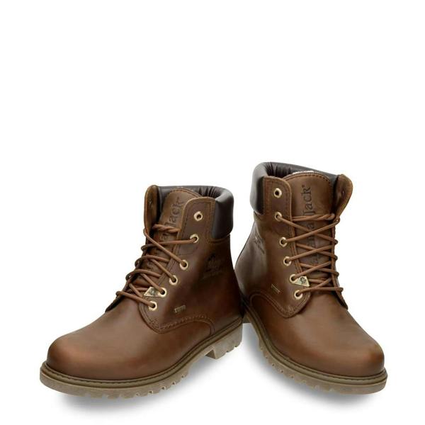 Panama Jack 03 GTX C1 - Men's Bark Brown Waterproof Leather Ankle Boots