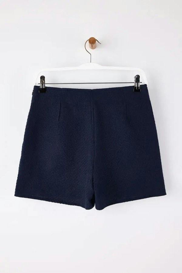 WOVCOR Mini Tweed Shorts Skirt