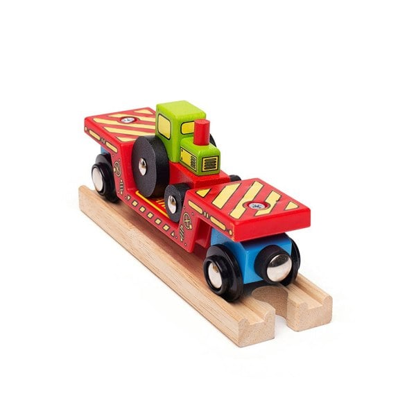 Bigjigs Rail Tractor Low Loader