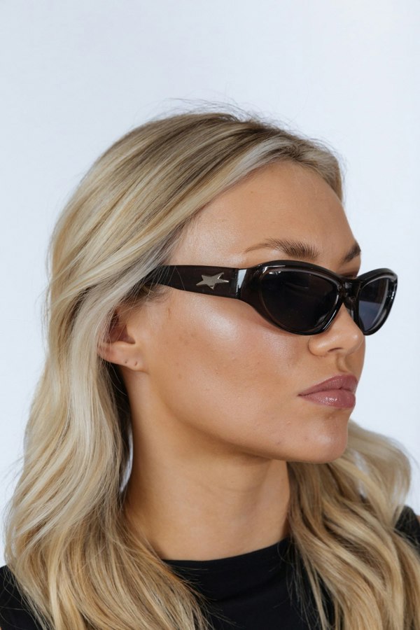 SVNX Star Racer Sunglasses in Dark Grey
