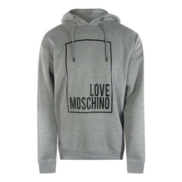 Moschino Love Moschino Box Logo Grey Hoodie