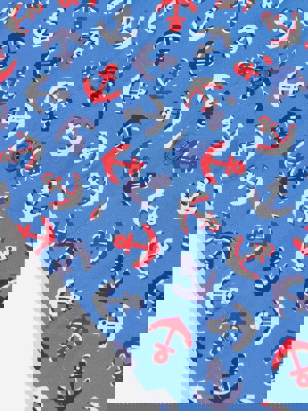 Rachel Riley Boys Anchor Shirt in Blue