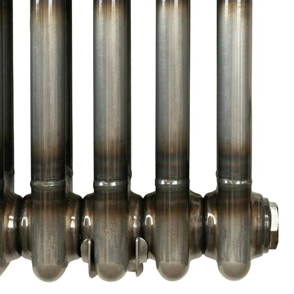 Monstershop Traditional 3 Column Radiator - 300 x 1010mm - Raw Metal