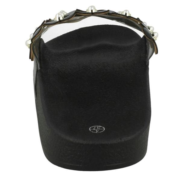 Spot On Ladies Spot On Flower Trim Sliders F00089