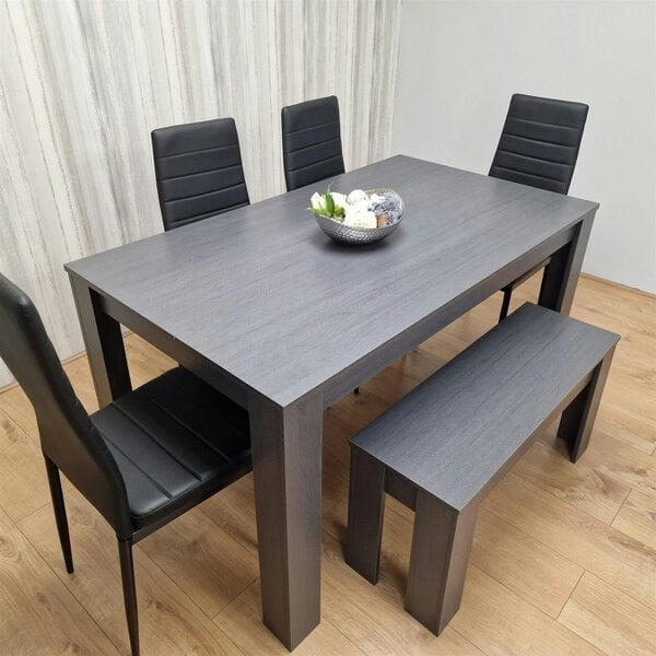 Kosy Koala Dining Table Set with 4 Chairs and a Bench Dining Room and Kitchen table set of 4