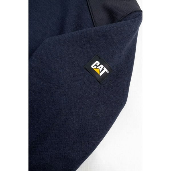 Caterpillar Essentials Polyester Men's Blue Hoodie