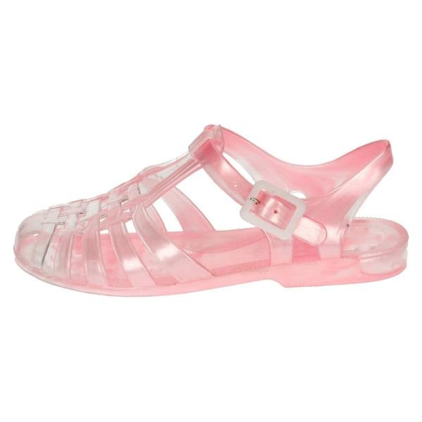 Spot On Ladies Spot On Closed Toe Jelly Shoes