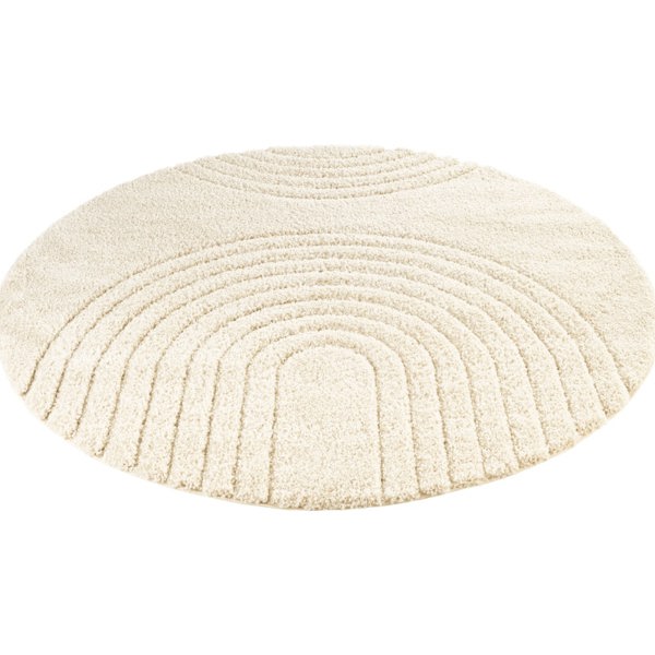 Design Deep-Pile Rug Fergus Round 160 cm