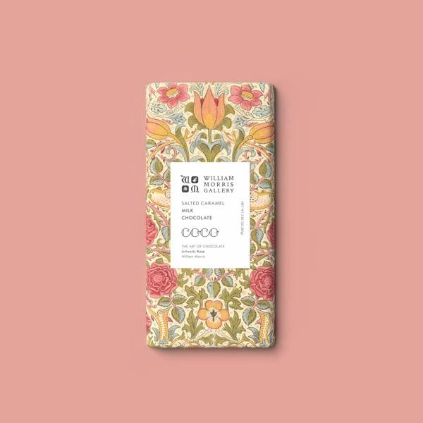 Coco Salted Caramel Milk Chocolate William Morris Limited Edition