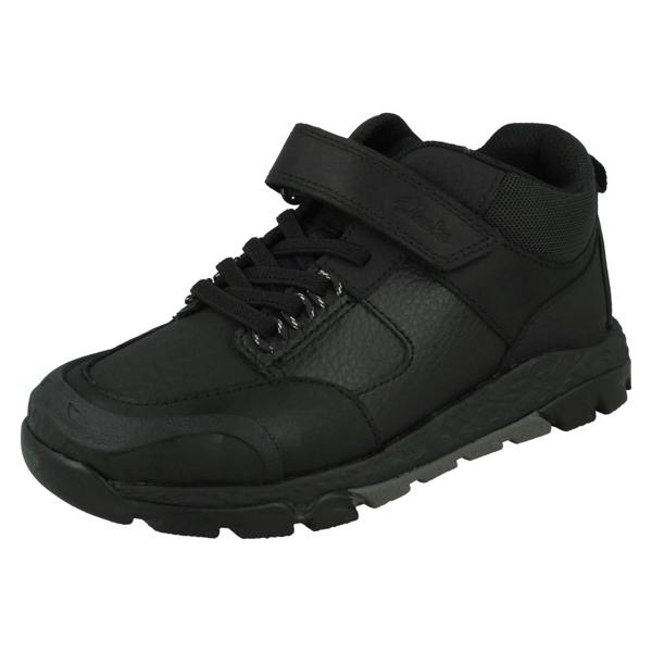 Clarks Boys Clarks PlayPrints 'Rex' Ankle Boots Steggy 2 Glow
