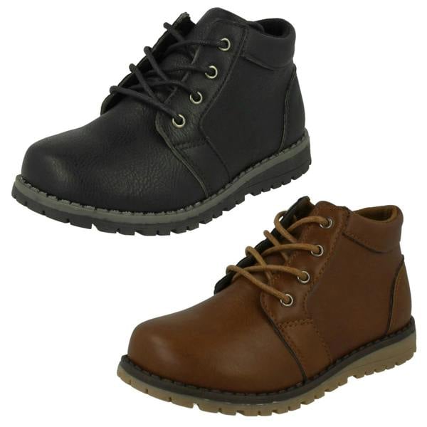 JC Dees Boys JCDees Trendy Lace Up Ankle Boots