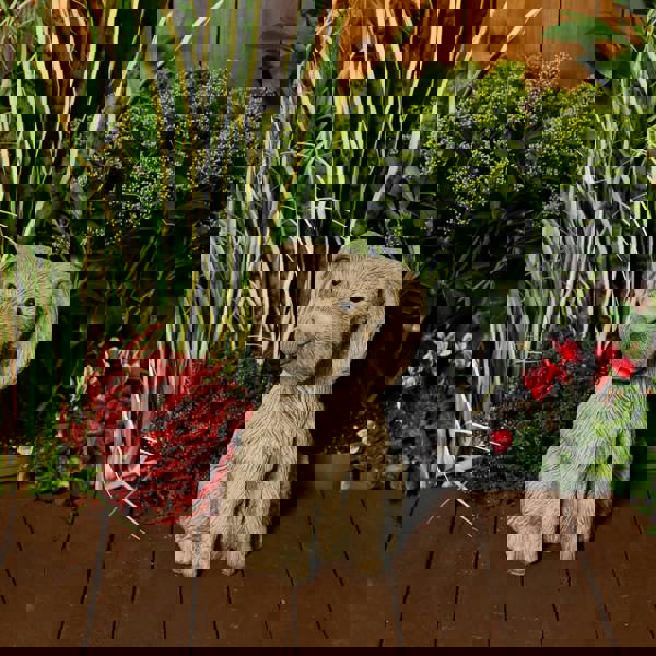 Stone Cast Airedale Terrier Garden Statue