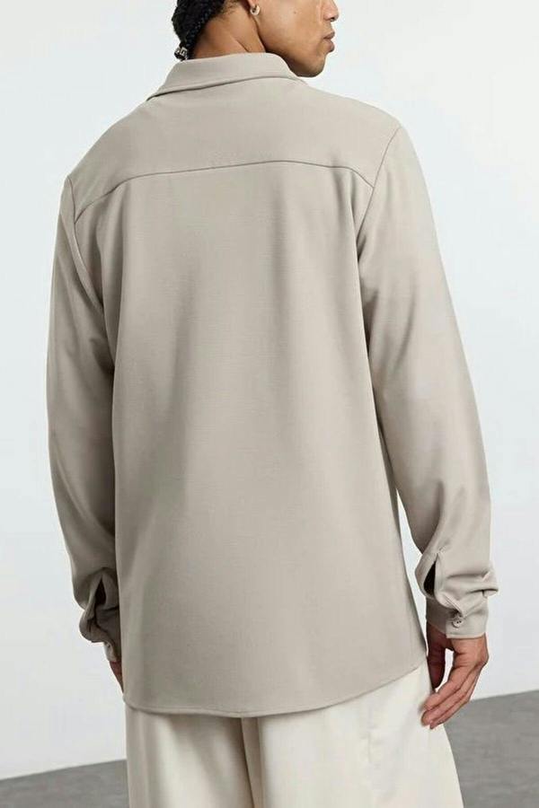 WOVCOR Regular Comfortable Knit Fabric Men’s Shirt