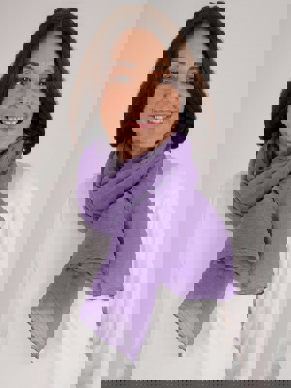 PennyPlain Textured Scarf - Amethyst