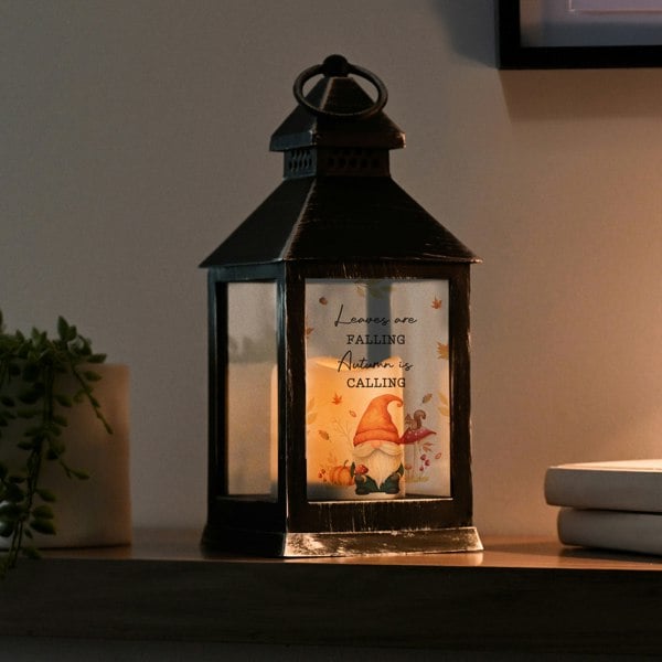 Personalised Memento Company Personalised Autumn Gonk LED Lantern