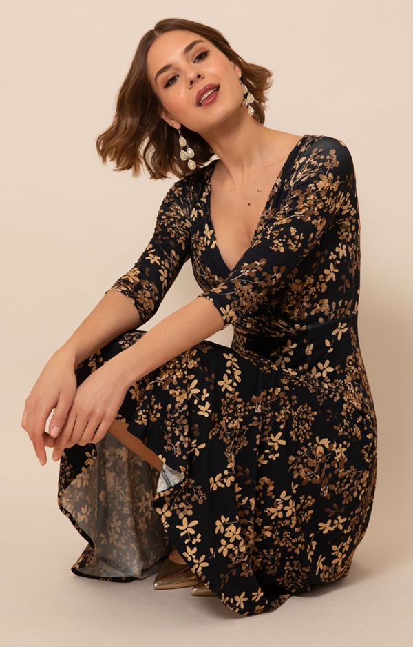 Alie Street London Annie Dress Short Petite - Golden Blossom