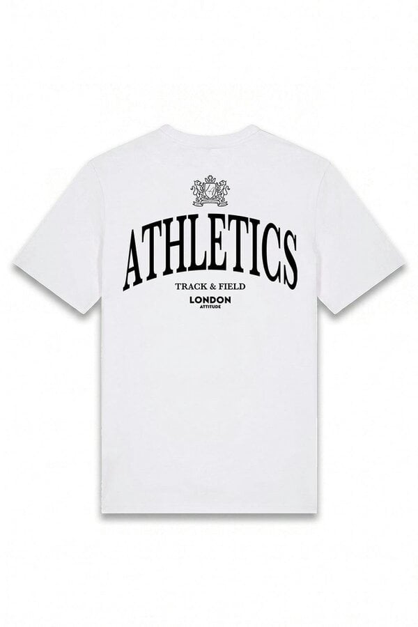 London Attitude Athletics Premium Graphic T-Shirt in Black Print