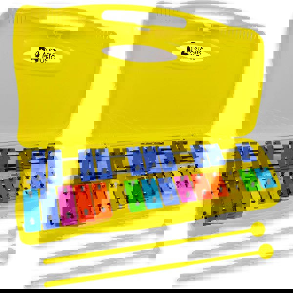 A-Star 25 Note Chromatic Glockenspiel Tuned Percussion#Colour_Yellow