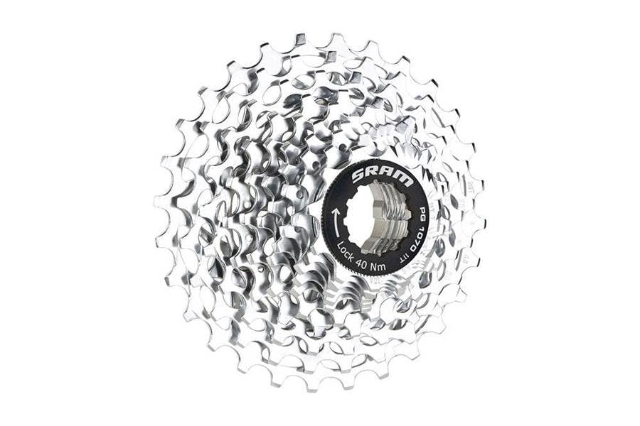 SRAM PG-1070 10 Speed Cassette MTB Road - Silver