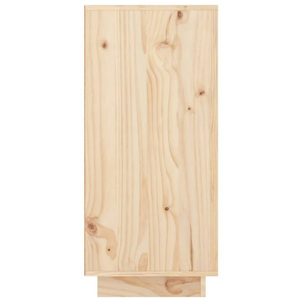 Berkfield Sideboard 111x34x75 cm Solid Wood Pine
