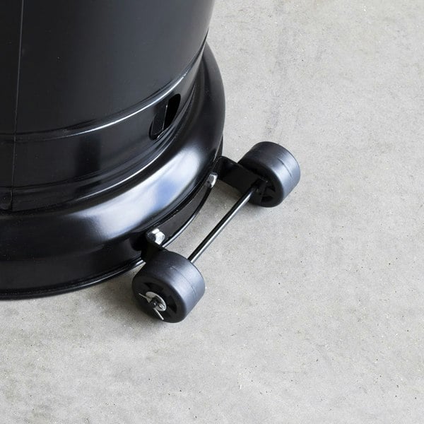 13kW Black Propane Gas Tower Patio Heater - Outdoor Garden Dining Radiator Set - LoopsDirect