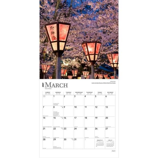 Japan Calendar 2027, Wall Calendars, Month To View, Travel, Gift