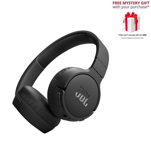 JBL Tune 670NC Wireless Noise-Cancelling Headphones - Free Gift RRP £25!