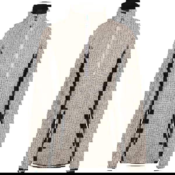 Trespass Womens/Ladies Lia Half Zip Fleece Top - Grey Marl