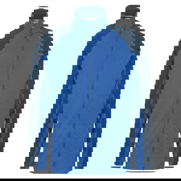 Mountain Warehouse Mens Ashbourne Full Zip Fleece Jacket - Cobalt